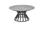 GI Nassau dining tafel Ø150 - Carbon Black/Sicilian Grey, Verzenden, Nieuw, Rond, Overige materialen