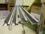 Tochtstrip Inbouw 2.40 m Aluminium zwart rubber NIEUW  €4.95, Ophalen, Nieuw, Overige materialen, Minder dan 4 cm