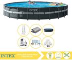 Intex Ultra XTR Frame Zwembad  Opzetzwembad  732x132 cm, Tuin en Terras, 120 cm of meer, Verzenden, Rond, 300 cm of meer