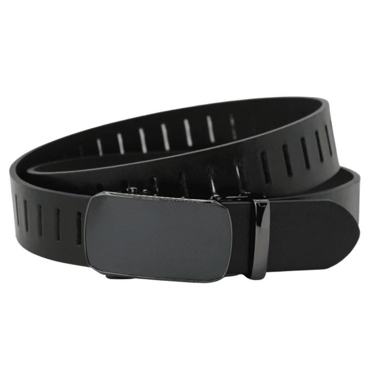 Riem met Kliksysteem Leer - Gaatjesriem, Kleding | Heren, Riemen en Ceinturen, Verzenden