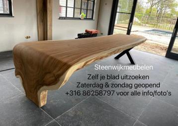 Suar boomstamtafel bar eettafels grootste voorraad showroom beschikbaar voor biedingen