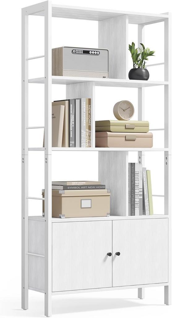 Boekenkast - 4 open planken - woonkamerkast - stalen frame, Huis en Inrichting, Kasten | Ladekasten, Verzenden
