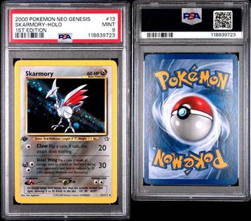 Pokémon - 1 Graded card - Skarmory 13/111 First edition, beschikbaar voor biedingen