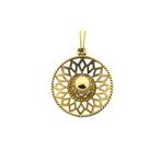 Gouden hanger van een sombrero (geelgoud, 585) (geelgoud), Ophalen of Verzenden, Gebruikt, Goud, Overige merken