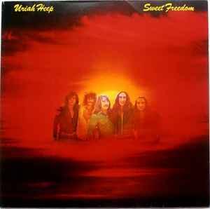 LP gebruikt - Uriah Heep - Sweet Freedom, Cd's en Dvd's, Vinyl | Hardrock en Metal, Zo goed als nieuw, Verzenden