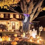 TRUUSK 170cm Halloween Decoratie Halloween Vliegende Heks, V, Verzenden, Nieuw