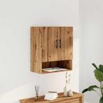 vidaXL Wandkast 60x31x70 cm bewerkt hout artisanaal, Verzenden, Nieuw