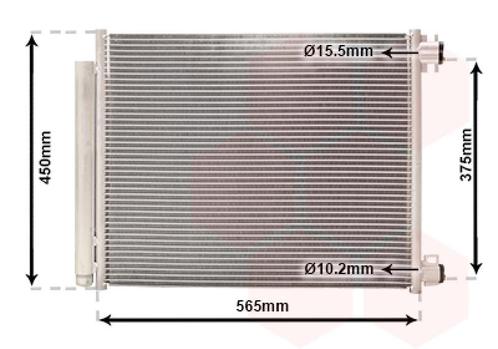 LUCHTCONDENSATOR VOOR NISSAN TOWNSTAR 2021- 921001829R, Auto-onderdelen, Airco en Verwarming, Nieuw, Ophalen of Verzenden