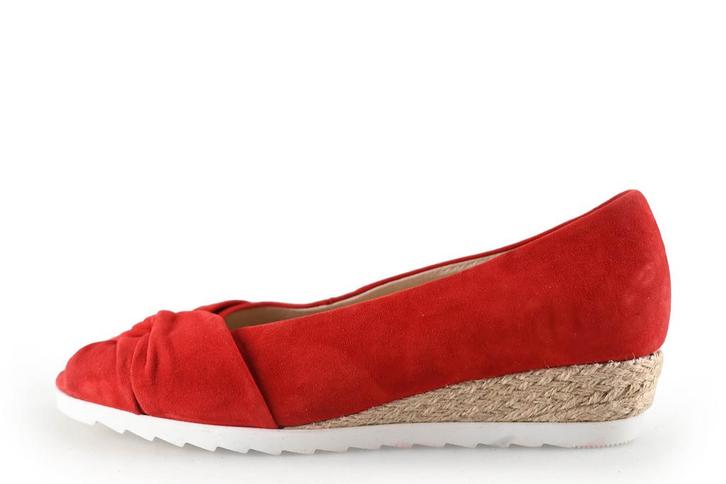 Gabor Ballerinas in maat 38 Rood, Kleding | Dames, Schoenen, Rood, Zo goed als nieuw, Ballerina's, Verzenden