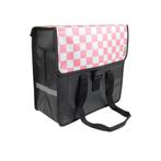 Beck Enkele Shopper Fietstas Pink Checker, Verzenden, Nieuw