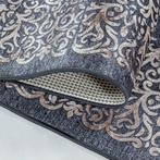 Wasbaar Vloerkleed | Fiesta | Barok | Zwart | 160x230 cm, Huis en Inrichting, Stoffering | Tapijten en Kleden, Verzenden, Nieuw