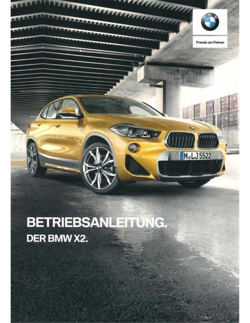 2019 BMW X2 INSTRUCTIEBOEKJE DUITS, Auto diversen, Handleidingen en Instructieboekjes