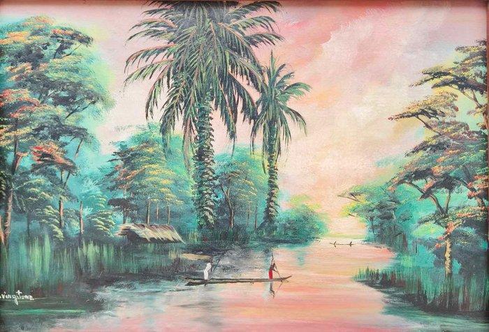 Avingatone? (XX) - Chini ya Mitende, Antiek en Kunst, Kunst | Niet-Westerse kunst