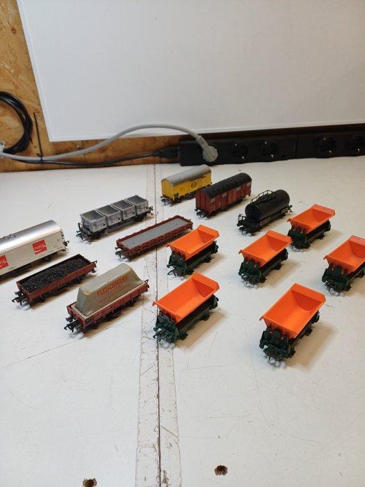 Fleischmann H0 - Modeltrein goederenwagonset (14) - Set, Hobby en Vrije tijd, Modeltreinen | H0