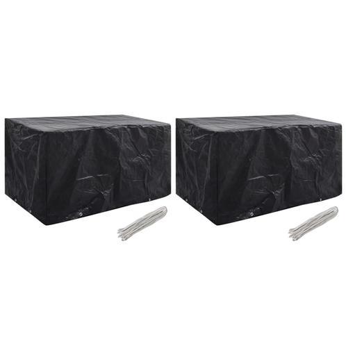 vidaXL Tuinmeubelhoezen 2 st 8 ogen 180x70x90 cm, Tuin en Terras, Tuinmeubel-accessoires, Nieuw, Verzenden