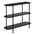 [en.casa] Console tafel Enebakk sidetable 70x90x32 cm zwart, Verzenden, Nieuw