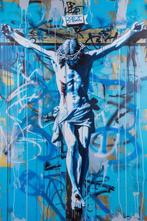 Dine Chanima (XX-XXI) - (XXL) Giant Sacred Cross In Neon