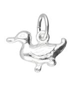 Zilveren Eend ketting hanger, Sieraden, Tassen en Uiterlijk, Verzenden, Nieuw