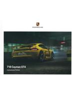 2020 PORSCHE 718 CAYMAN GT4 HARDCOVER BROCHURE SPAANS, Nieuw, Porsche, Author