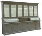 Buffetkast taupe XL Bastiaan 300cm, Huis en Inrichting, Kasten | Buffetkasten, Ophalen of Verzenden, Nieuw