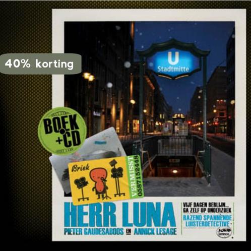 Herr Luna 9789020991390 Pieter Gaudesaboos, Boeken, Prentenboeken en Plaatjesalbums, Gelezen, Verzenden
