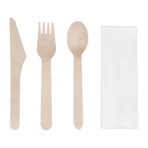 Houten bestekset | 250 stuks | 8,5cm, Zakelijke goederen, Horeca | Overige, Verzenden
