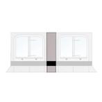 Thule Panorama Voorwand 1mtr, Nieuw