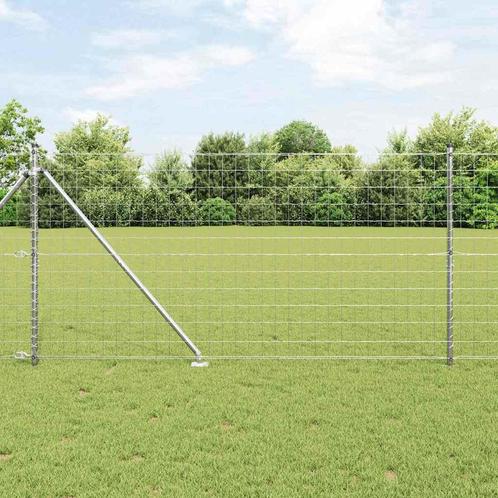 vidaXL Euro Fence met 7 Spitse Palen 1,2 x 10 m van, Tuin en Terras, Schuttingen, Nieuw, IJzer, Verzenden