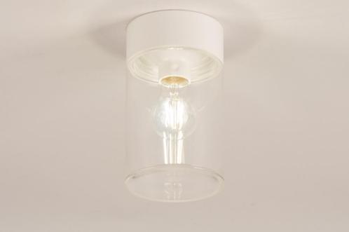 Rietveld Licht - Witte plafonnière met, Huis en Inrichting, Lampen | Plafondlampen, Verzenden