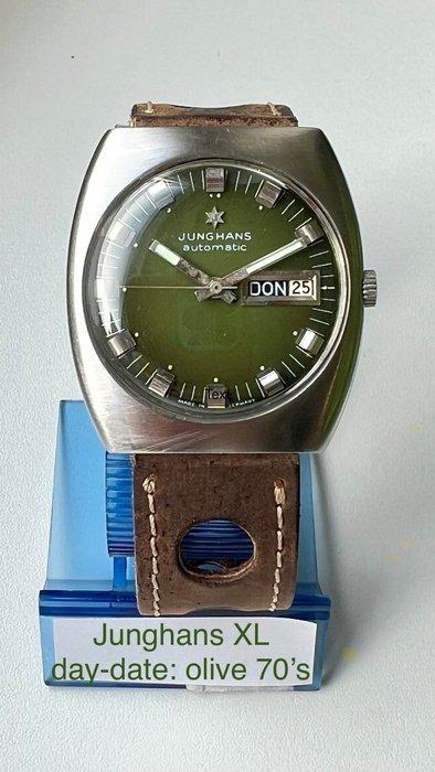 Junghans - DAY -DATE XL - Zonder minimumprijs - Heren - 1977, Sieraden, Tassen en Uiterlijk, Horloges | Heren