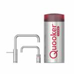 €1579 QUOOKER COMBI NORDIC SQUARE TWINTAP RVS - 22NSRVSTT, Ophalen of Verzenden, Nieuw