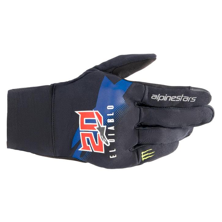 Alpinestars FQ20 Reef Monster Zwart Blauw Felrood Groen, Motoren, Kleding | Motorkleding, Heren, Nieuw met kaartje, Handschoenen