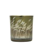 windlicht palmgras goud small 8cm, Verzenden, Nieuw