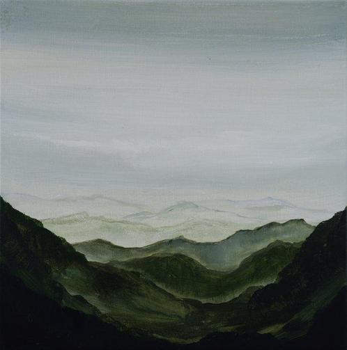 Matthieu van Riel - Forests and Mountains, Antiek en Kunst, Kunst | Schilderijen | Modern