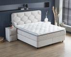 Opberg boxspring Dolcebedd - Beige - 140x200 cm, Verzenden, Nieuw, Beige, Modern