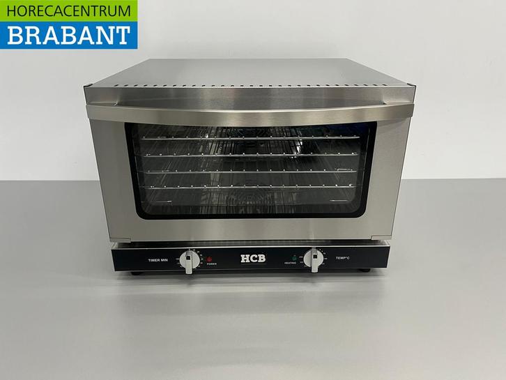 HCB RVS Heteluchtoven Convectie Oven Afbakoven 47 liter 230V, Zakelijke goederen, Horeca | Keukenapparatuur, Nieuw in verpakking