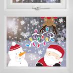 Raamstickers Kerstfiguren, Ophalen of Verzenden, Nieuw