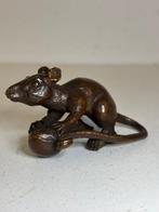 Beeld, Muis - 37 mm - Brons, Antiek en Kunst, Curiosa en Brocante