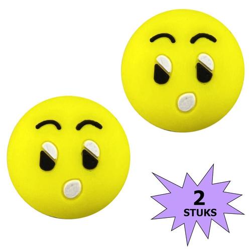 Fako Bijoux® - Tennisdemper - Emoji -  Geschokt - 2 Stuks, Sport en Fitness, Tennis, Verzenden