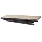 Inklapbare werkbank zwart 100 cm met houten werkblad, Ophalen of Verzenden, Nieuw