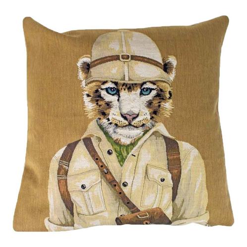 gobelin kussen safari panter 45x45cm*, Huis en Inrichting, Woonaccessoires | Overige, Verzenden