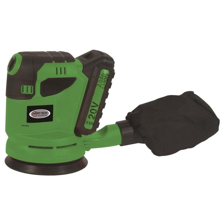 Hofftech Snoerloze excentrische schuurmachine - 125 mm -..., Doe-het-zelf en Verbouw, Gereedschap | Schuurmachines, Nieuw, Ophalen of Verzenden