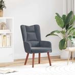 vidaXL Ontspanningsstoel Donkergrijs 63 x 67 x 94 cm Fluweel, Huis en Inrichting, Fauteuils, Verzenden, Nieuw