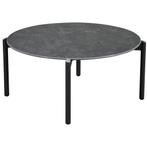 Tucson bijzettafel 87cm rond H38cm antraciet, Ophalen of Verzenden, Nieuw