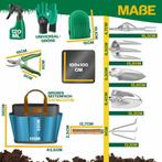 KESSER® Tuingereedschapsset - 10-delig - Blauw, Tuin en Terras, Verzenden, Zo goed als nieuw