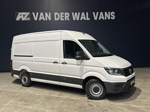 Volkswagen Crafter 2.0 TDI L3H3 L2H2 Euro6 Airco | Camera |, Auto's, Bestelauto's, Dealer onderhouden, Lease, Zwart, Handgeschakeld