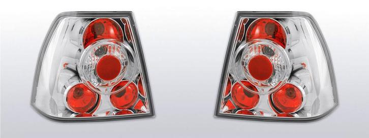 Achterlichten | Volkswagen Bora Sedan 1998-2005 | chroom, Auto-onderdelen, Verlichting, Nieuw, Volkswagen, Verzenden