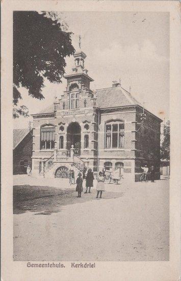 KERKDRIEL - Gemeentehuis, Verzamelen, Ansichtkaarten | Nederland, Verzenden