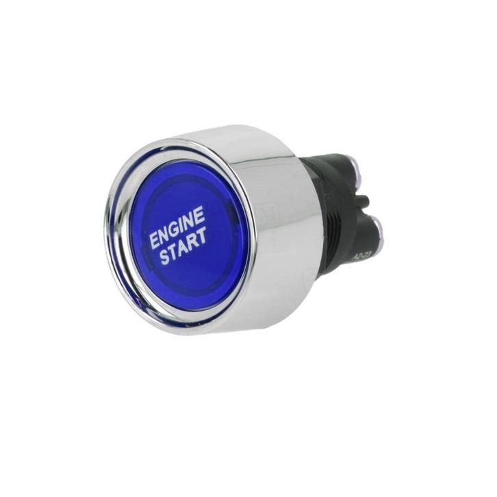Auto motor startknop - 22mm - SPST NO - Blauw - 12V, Auto diversen, Auto-accessoires, Nieuw, Ophalen of Verzenden