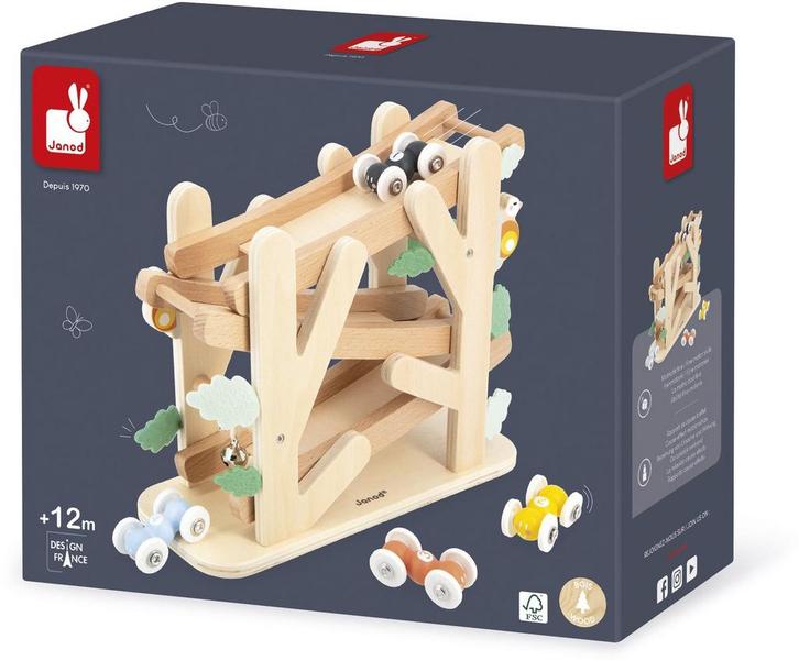 Janod Sweet Cocoon - Houten Mierenloper - 4 Rollende Mieren, Kinderen en Baby's, Speelgoed | Overig, Verzenden